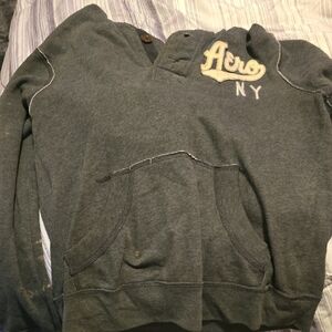 Aeropostale Gray Sweatshirt Hoodie Casual Comfort